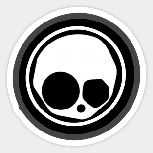 Skullz logo Sticker